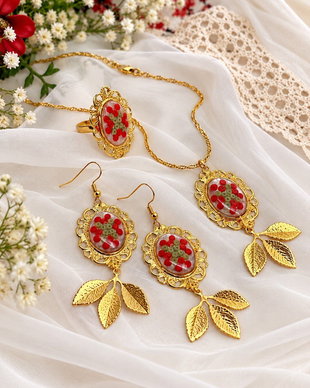 Set bijuterii motiv traditional popular 02216