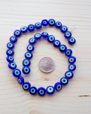 Mărgele din sticlă Evil eye (ochi protector)