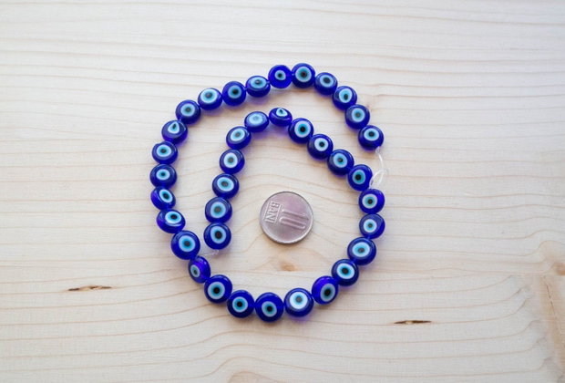 Mărgele din sticlă Evil eye (ochi protector)