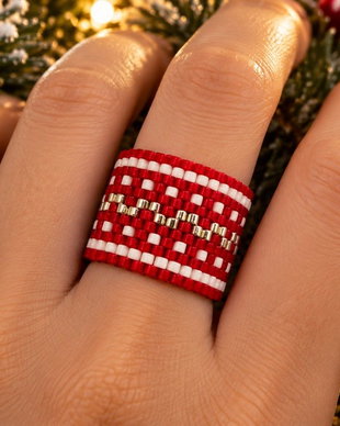 Inel  Holiday Ribbon