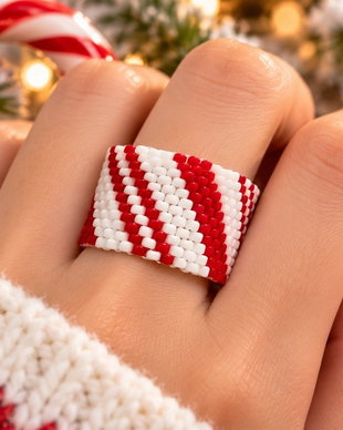 Inel Candy Cane Sweetness
