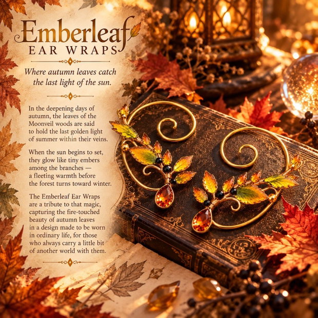 Cercei ear wrap Emberleaf