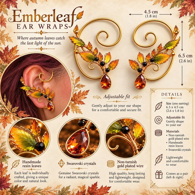 Cercei ear wrap Emberleaf