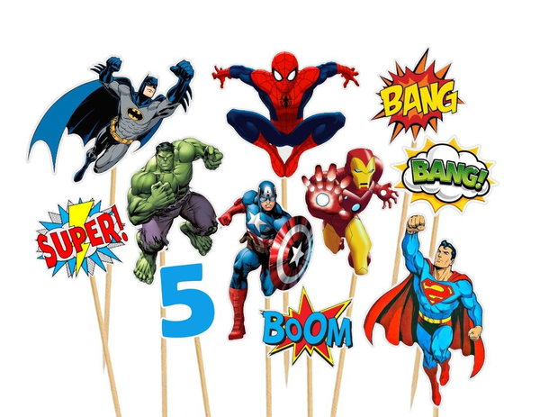 Set toppere tort Avengers