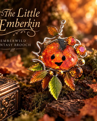 The Little Emberkin  broșă fantasy