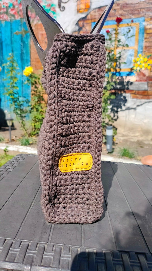 Fetița albastră | Geantă handmade unicat