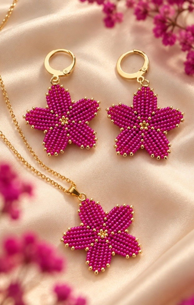 Set din Miyuki ,,Magenta,,