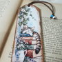 Semn de carte handmade - Cititul, un mic rasfat