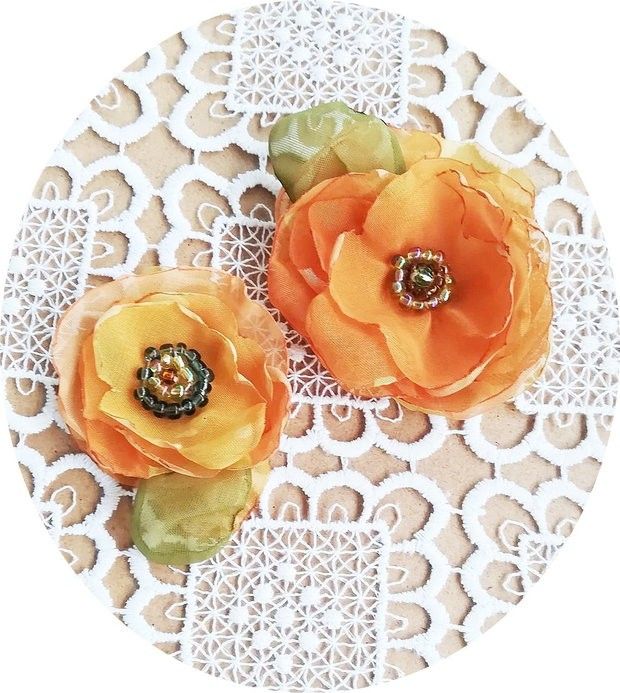 set brose flori galben aramii
