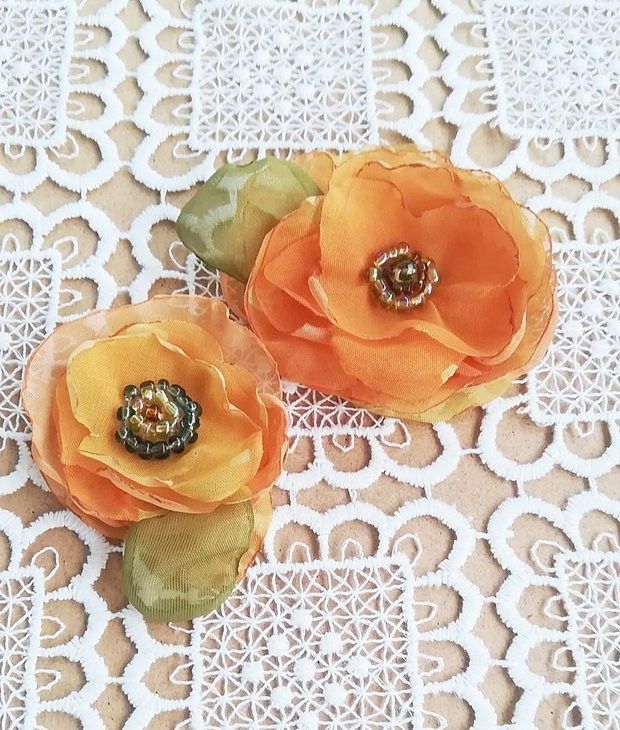 set brose flori galben aramii