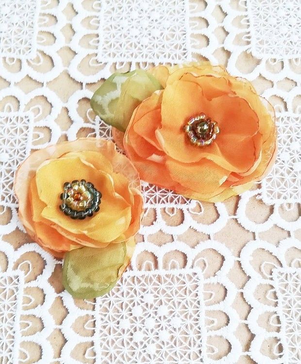 set brose flori galben aramii