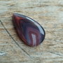 Cabochon agata sardonyx, 33x19x5 mm