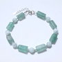 Bratara argint 925 cu aventurin, larimar verde si hematit