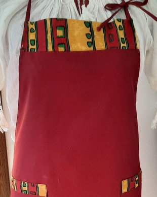 Șorț grena de bucătărie