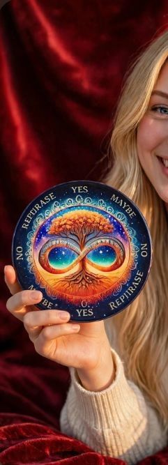 Kit Complet Radiestezie: 4 Plăci Divinație + 4 Penduluri Cristale Naturale
