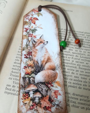 Semn de carte handmade - Povesti din padure