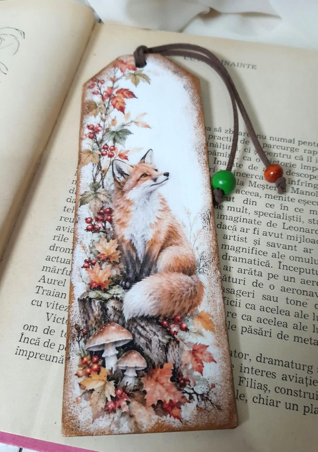 Semn de carte handmade - Povesti din padure