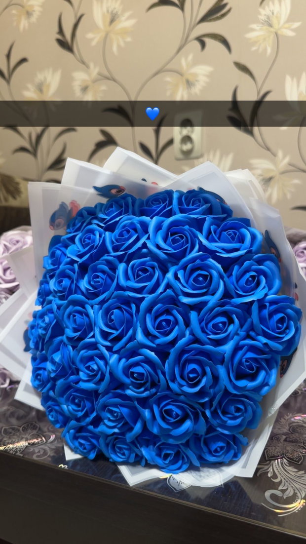 Buchet trandafiri sapun