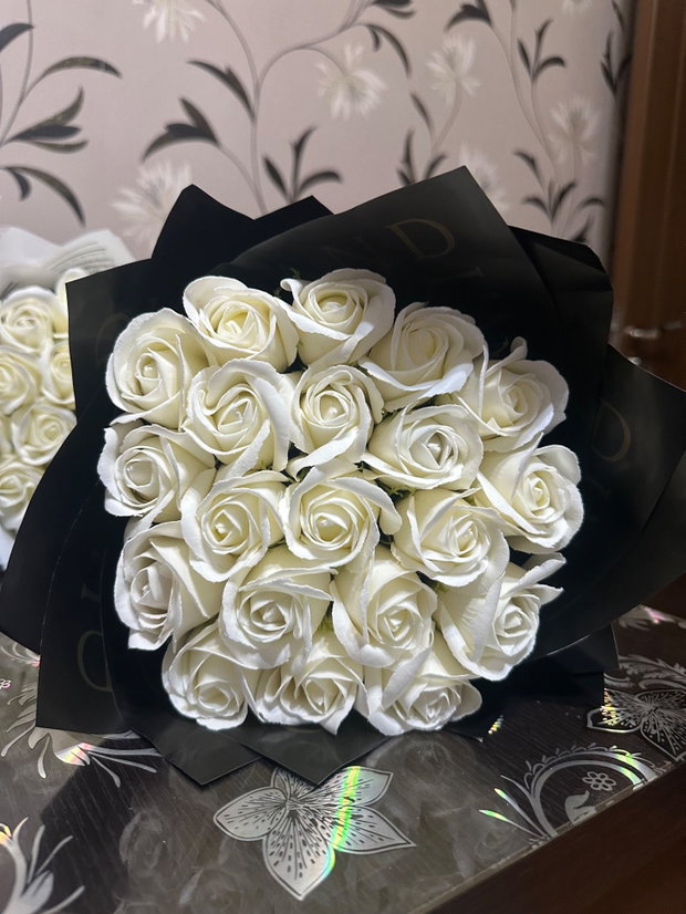 Buchet trandafiri sapun