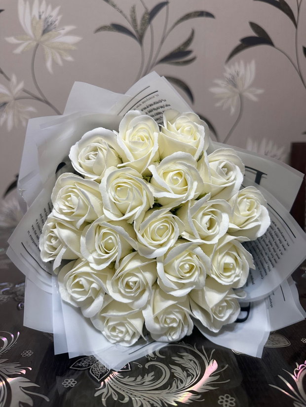 Buchet trandafiri sapun