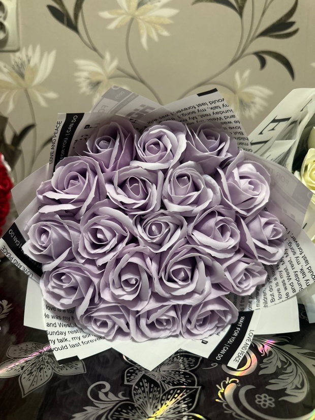 Buchet trandafiri sapun