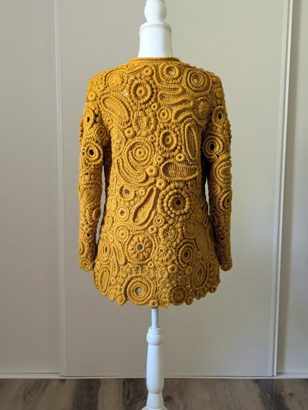 Cardigan Solenne - Dantelă Irlandeză