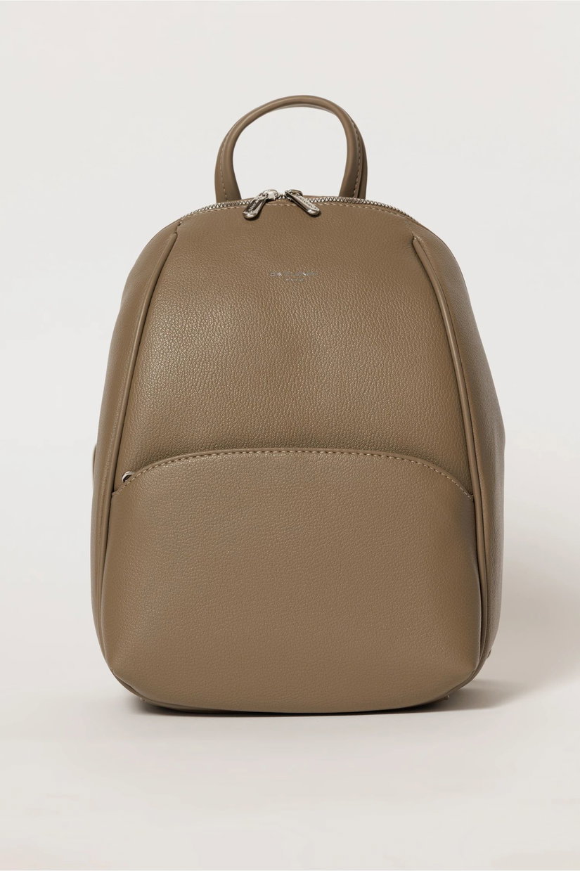 Rucsac gri incapator cu design structurat