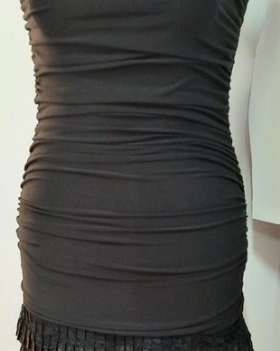 Rochie neagră cu elastan