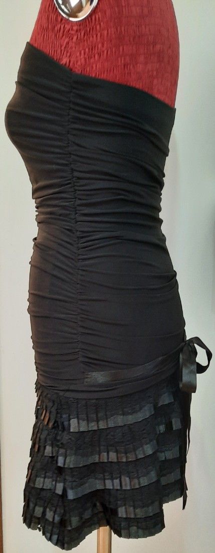 Rochie neagră cu elastan