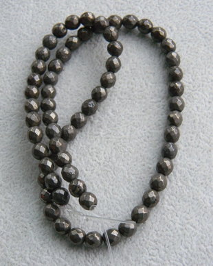Pirita margele fatetate 6 mm (AI 2)