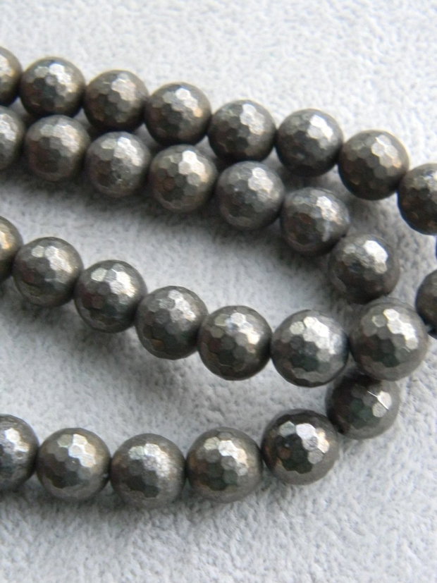 Pirita margele fatetate 10 mm (AI 2)