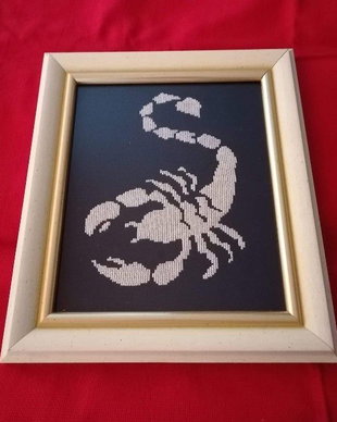 Tablou brodat- Scorpion