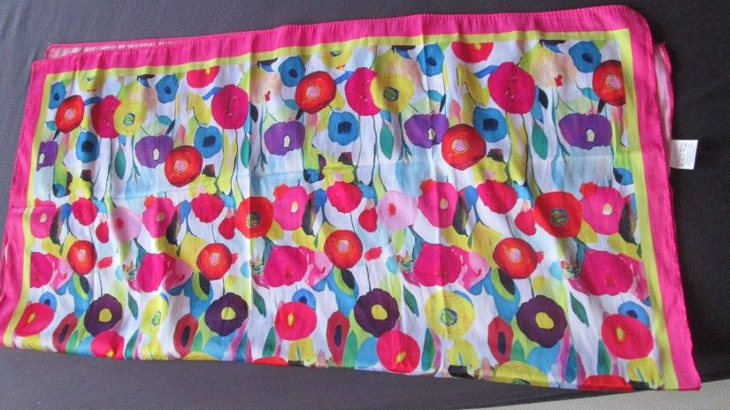 esarfa colorata dame 35/35cm