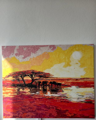 Pictura pe canvas