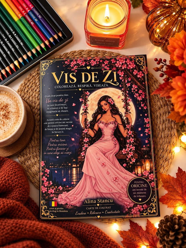 VIS DE ZI Carte de colorat | Prima ediție | Alina Stancu