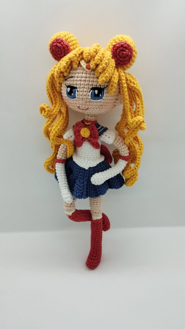 Păpușa crosetata Sailor Moon