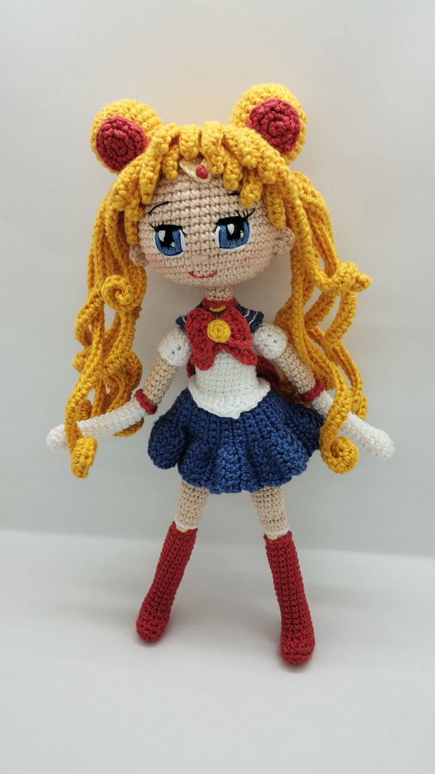 Păpușa crosetata Sailor Moon