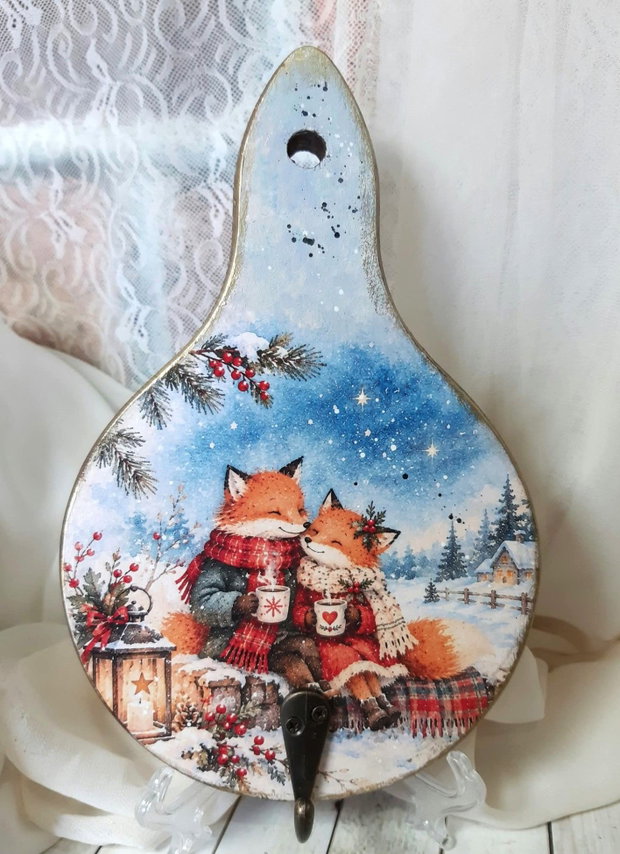 Set cadou de Crăciun  - Poveste de iarnă cu vulpi