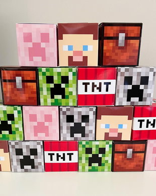 Cutii cub Minecraft  6 modele