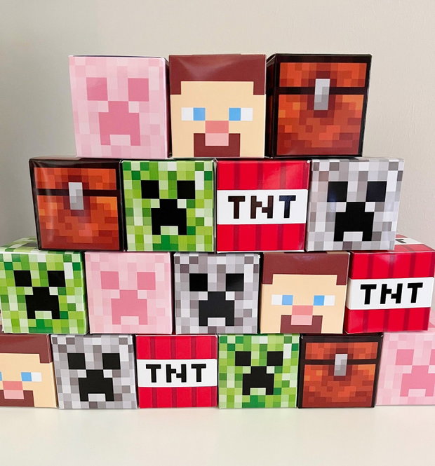 Cutii cub Minecraft 6 modele