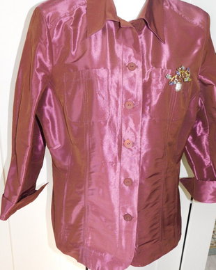 Sacou nou,   usor, masura 48,  material tip tafta,  elegant,  rafinat