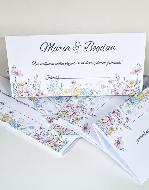Plic de bani nunta/ botez floral
