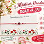 Bratara Martisor Handmade  un mic dar, oferit din suflet!