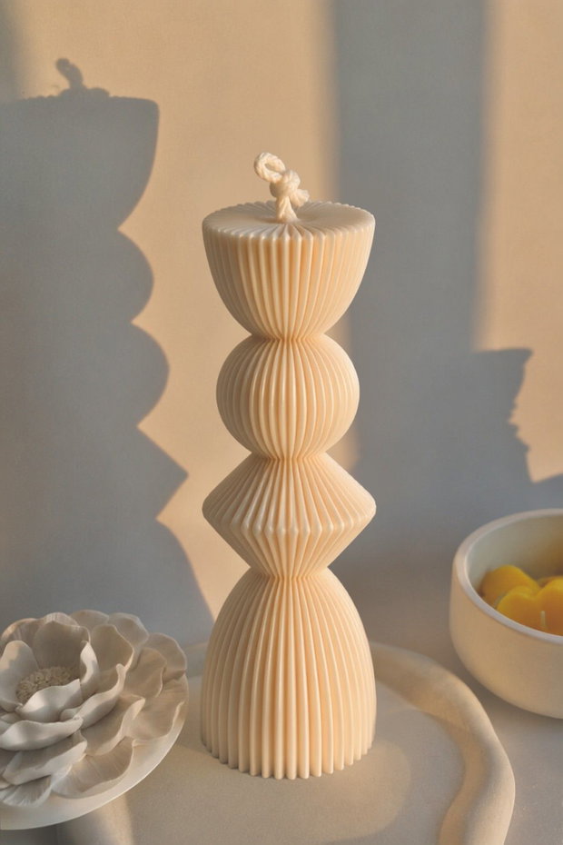 Lumânare decorativă în formă de clepsidră - Colecția "The Moment"