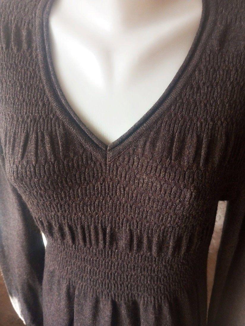 rochie tricot mix lana , kasmir , angora ,M