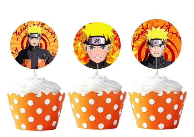 Toppere decor brioșe Naruto