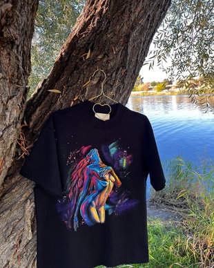tricou pictat manual
