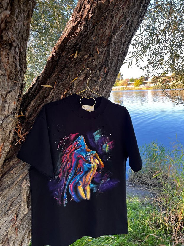 tricou pictat manual