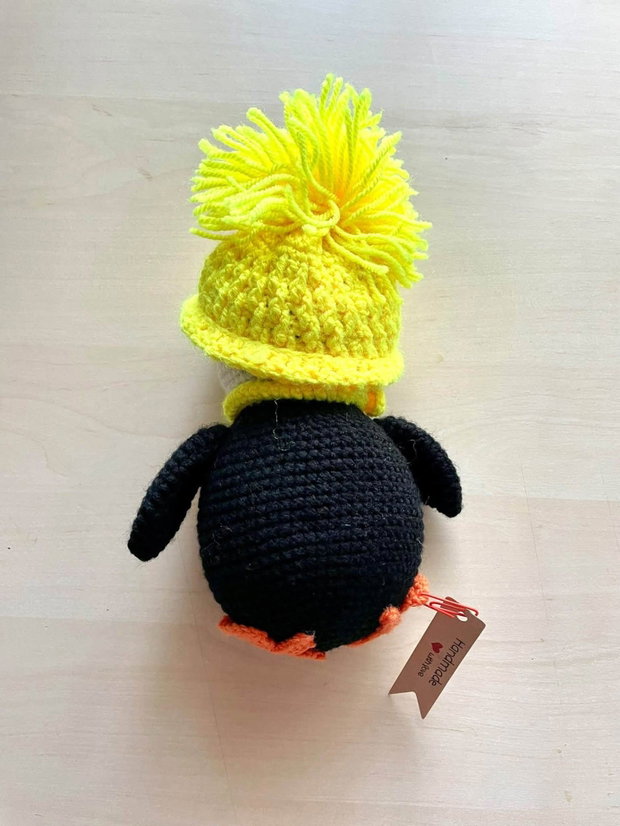 Amigurumi, pinguin, jucarie crosetata