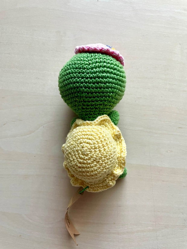 Amigurumi, broscuta cu palarioara, jucarie crosetata